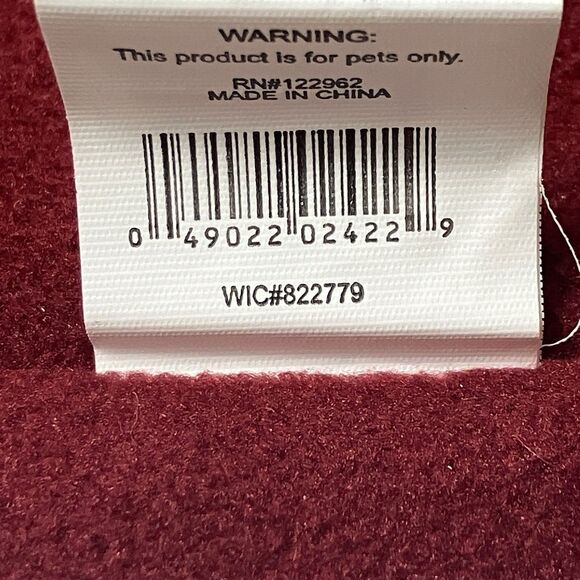 Winter Dog M/L Jacket Red Reflective Fleece Waterproof Warm Pet Vest Holiday - Picture 8 of 10